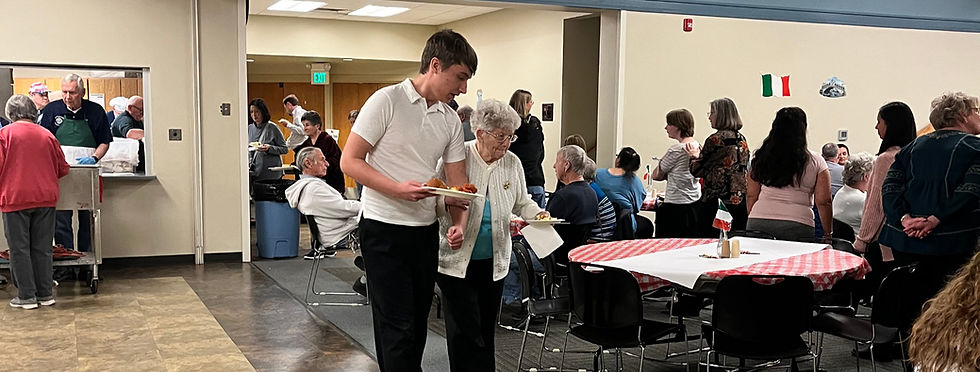 A group of adults in sacrament preparation