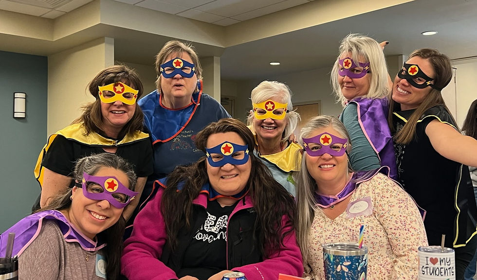 Preschool Superhero teachers