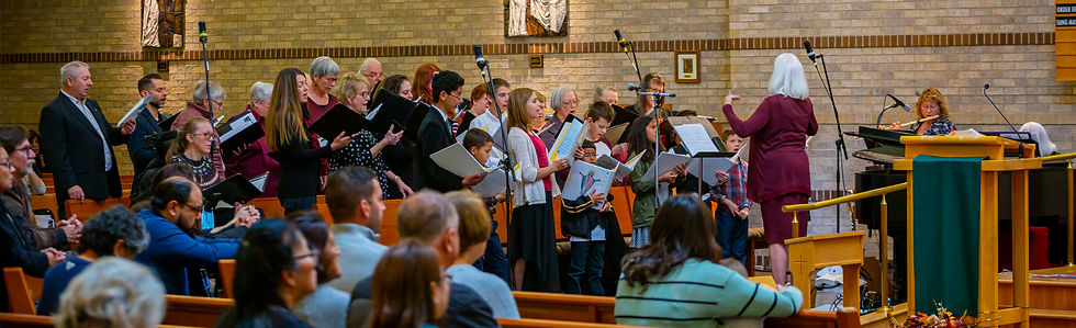 A group of adults in sacrament preparation